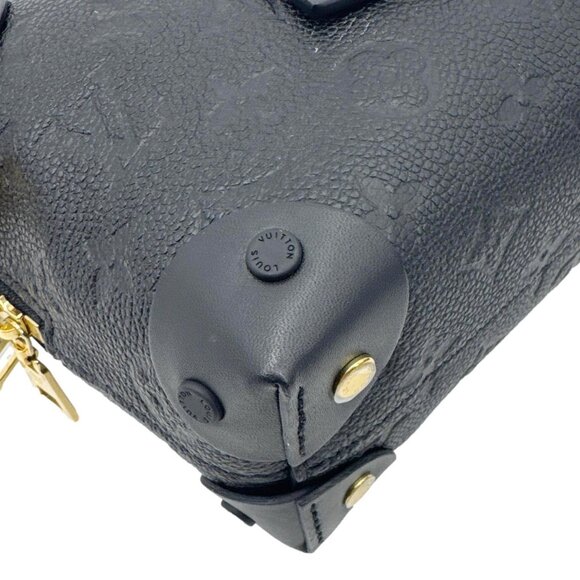 Louis Vuitton Petite Malle Souple Monogram Empreinte Shoulder Bag Black - Picture 7 of 13